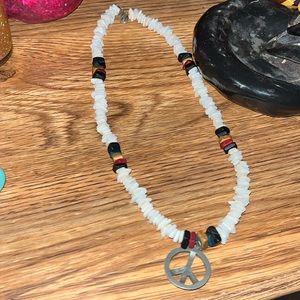 Hippie love cute necklace